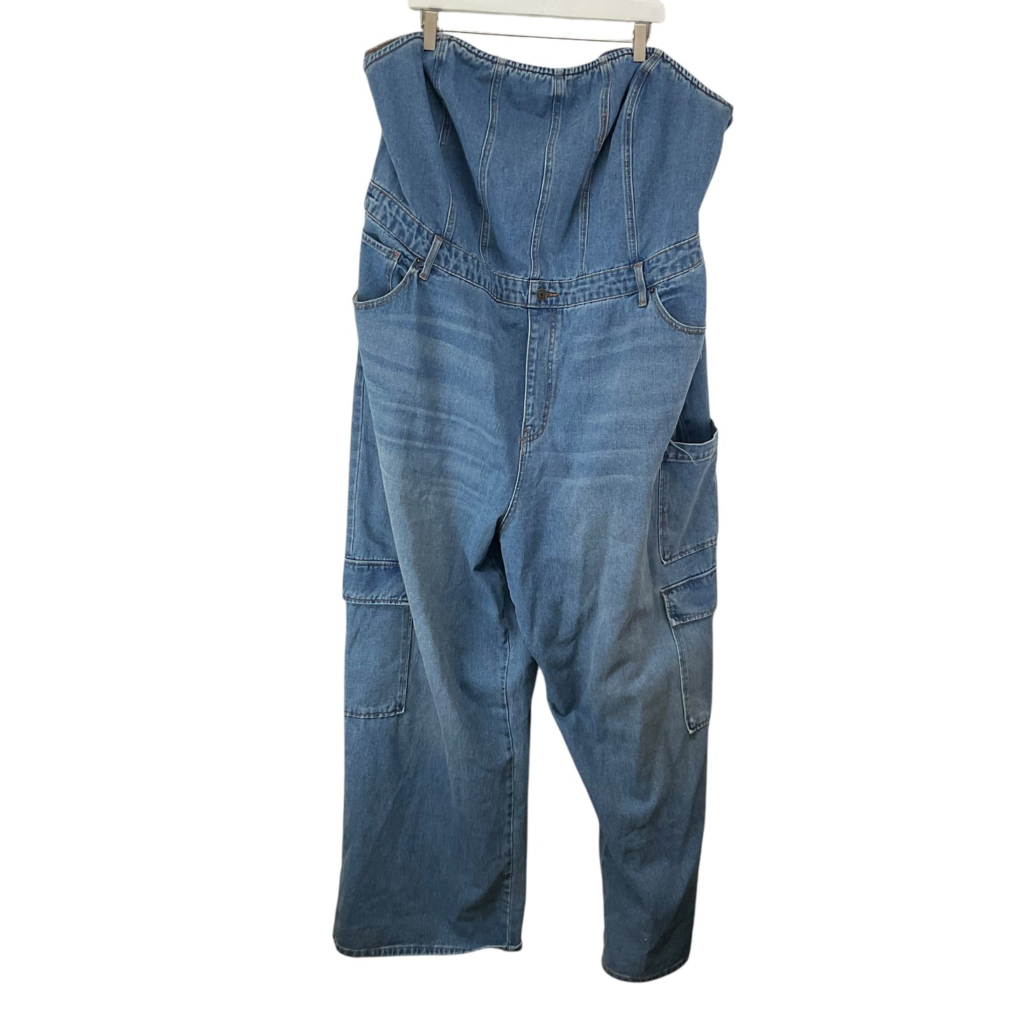 Jumpsuit By Wild Fable In Blue Denim, Size: 3x