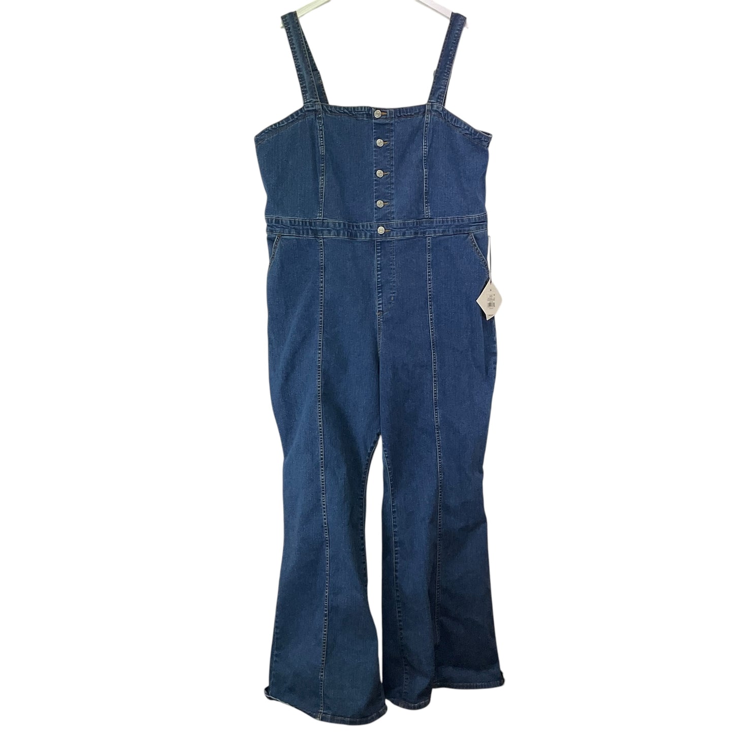 Overalls By Ava & Viv In Blue Denim, Size: 24