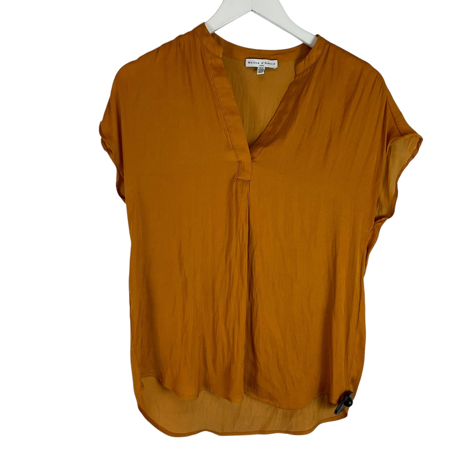 Top Short Sleeve By Clothes Mentor In Yellow, Size: Xs