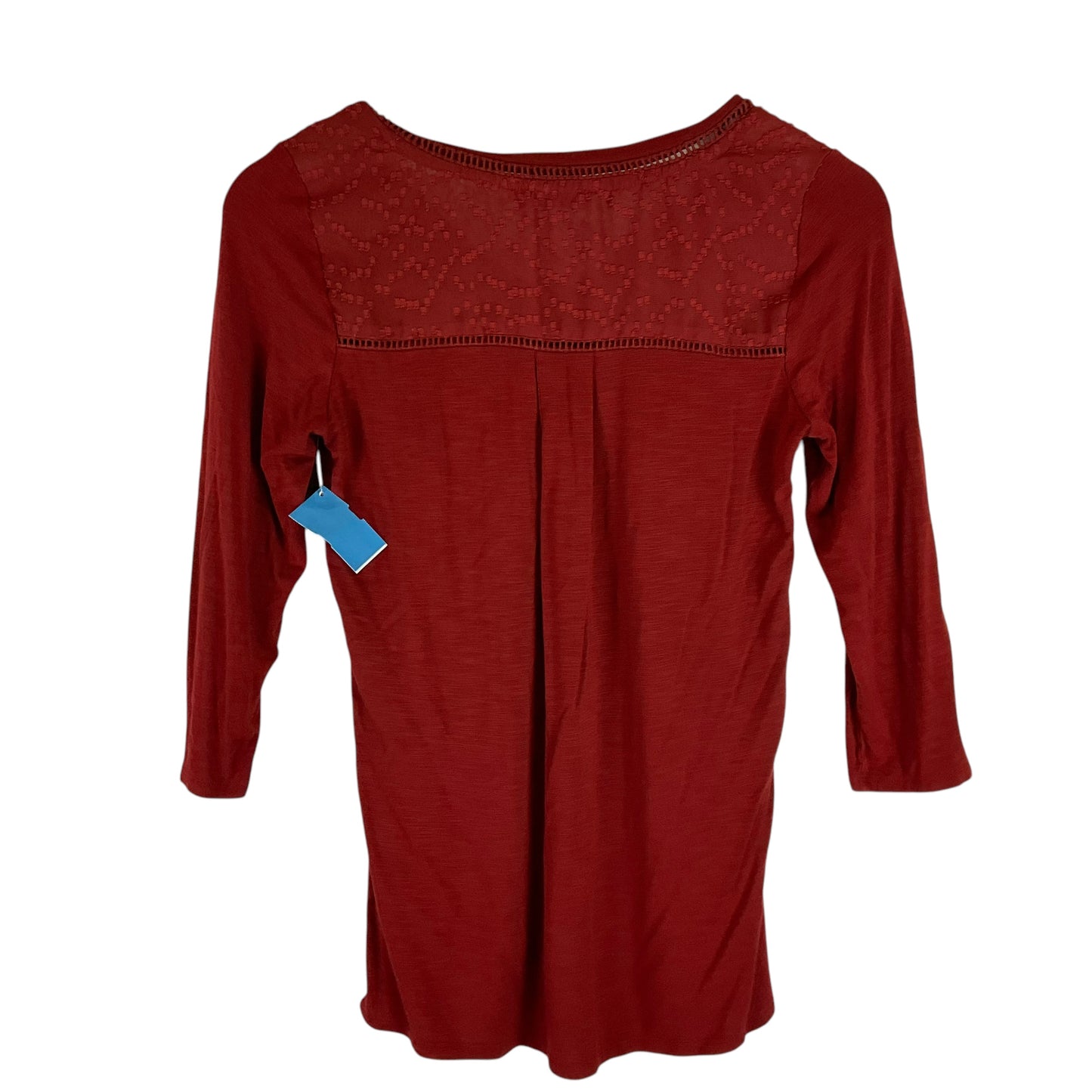 Top Long Sleeve By Dalia In Red, Size: Xs