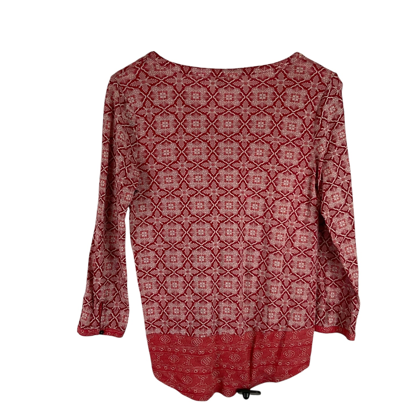 Top Long Sleeve By Lucky Brand In Red, Size: Sp