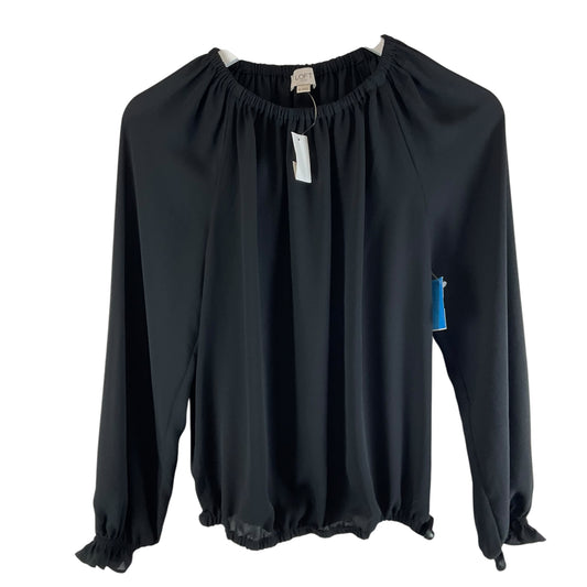 Top Long Sleeve By Loft In Black, Size: Xs