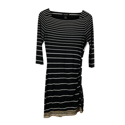 Dress Casual Midi By White House Black Market In Black, Size: S