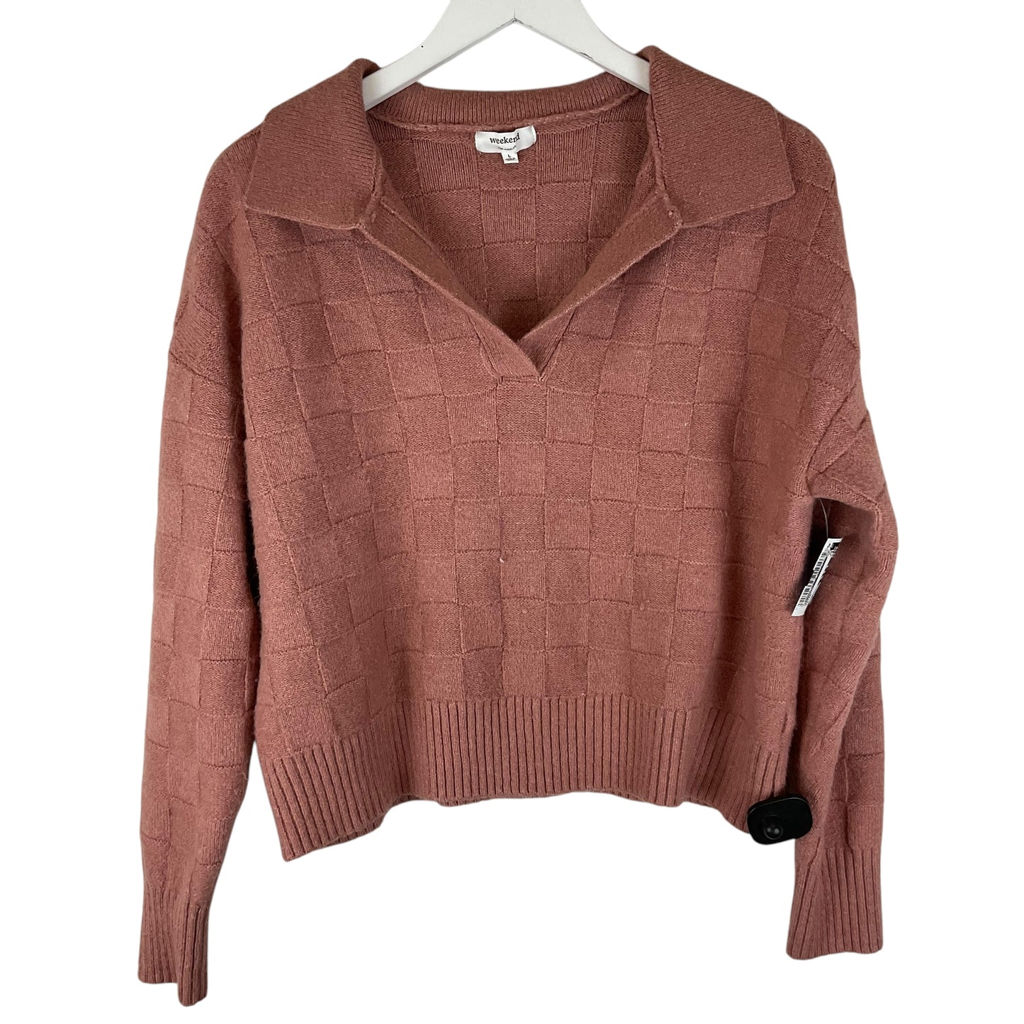 Sweater By Weekenders In Pink, Size: L