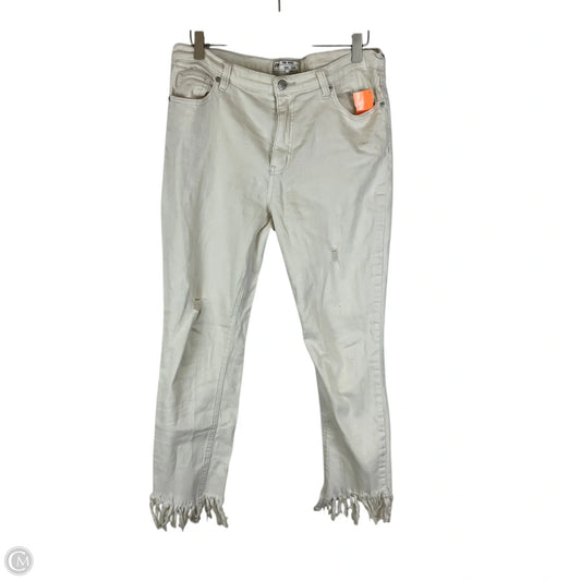 Jeans Straight By Free People In White, Size: 30