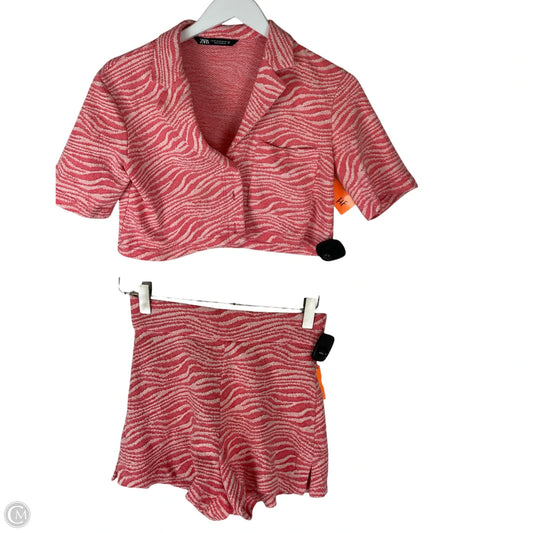 Shorts Set By Zara In Pink, Size: Xs
