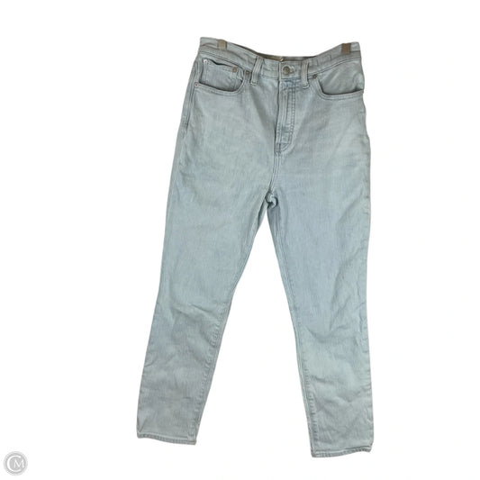 Jeans Straight By Madewell In Blue Denim, Size: 8
