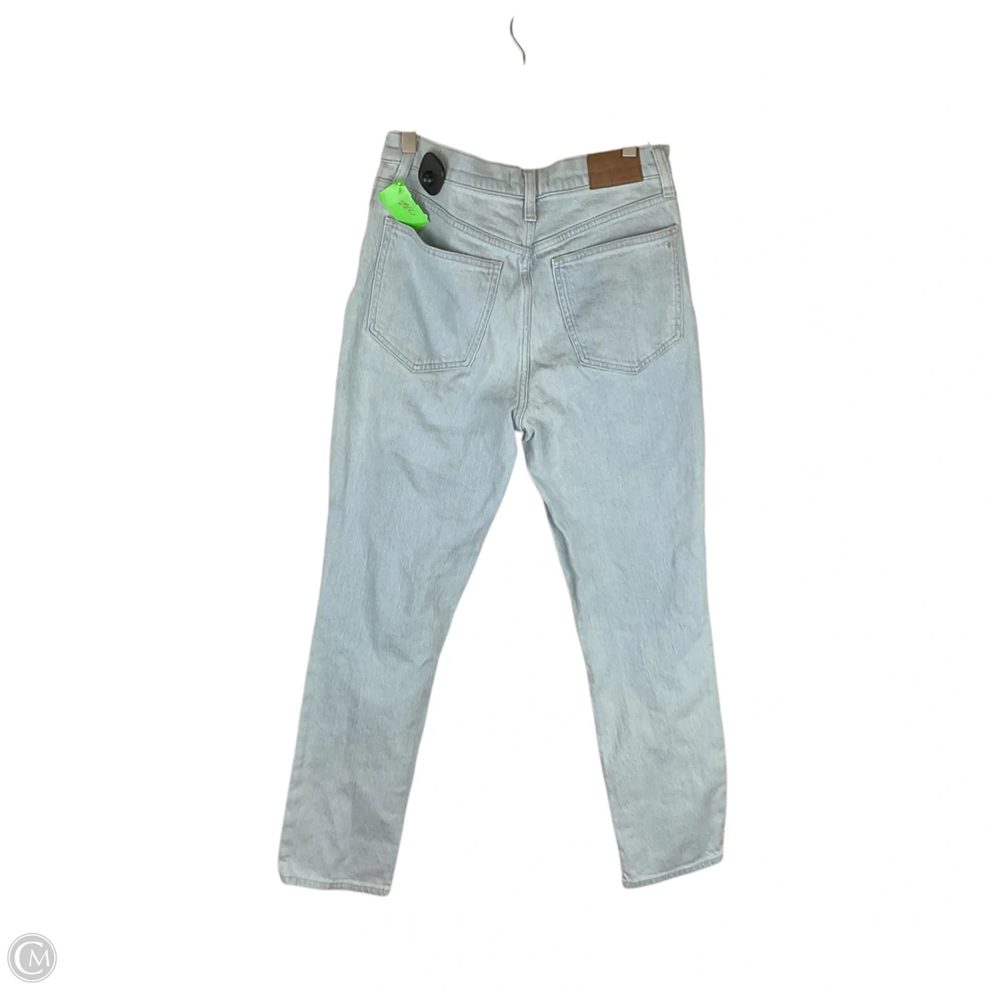 Jeans Straight By Madewell In Blue Denim, Size: 8