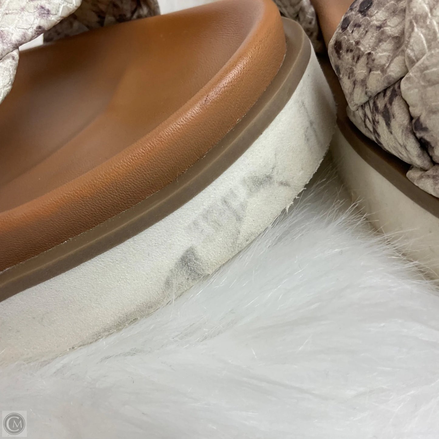 Sandals Heels Block By A New Day In White, Size: 7