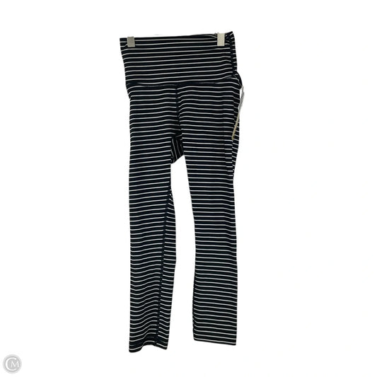 Athletic Leggings By Lululemon In Black & White, Size: 2