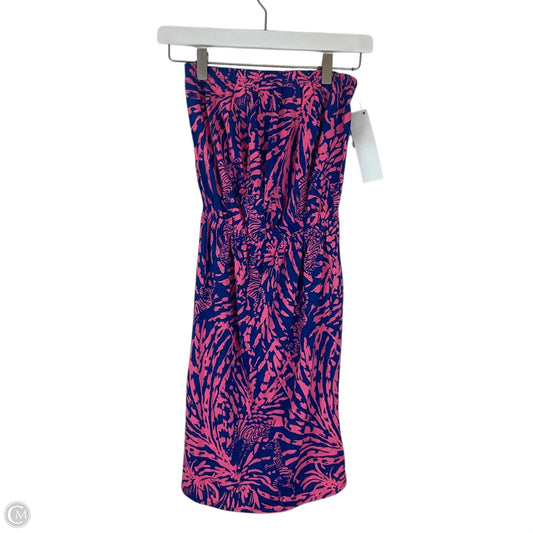 Dress Designer By Lilly Pulitzer In Blue & Pink, Size: Xxs