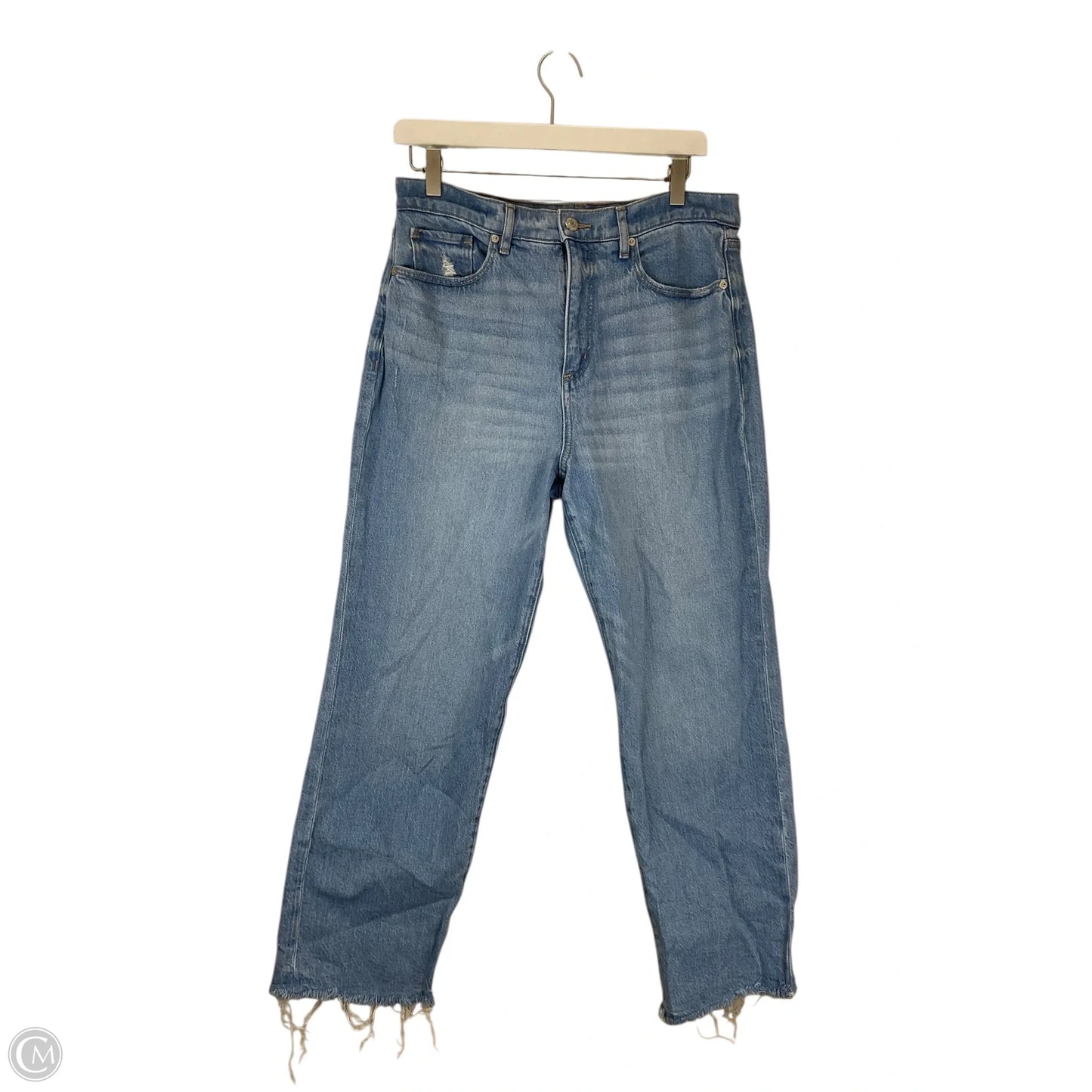 Jeans Wide Leg By Loft In Blue Denim, Size: 8