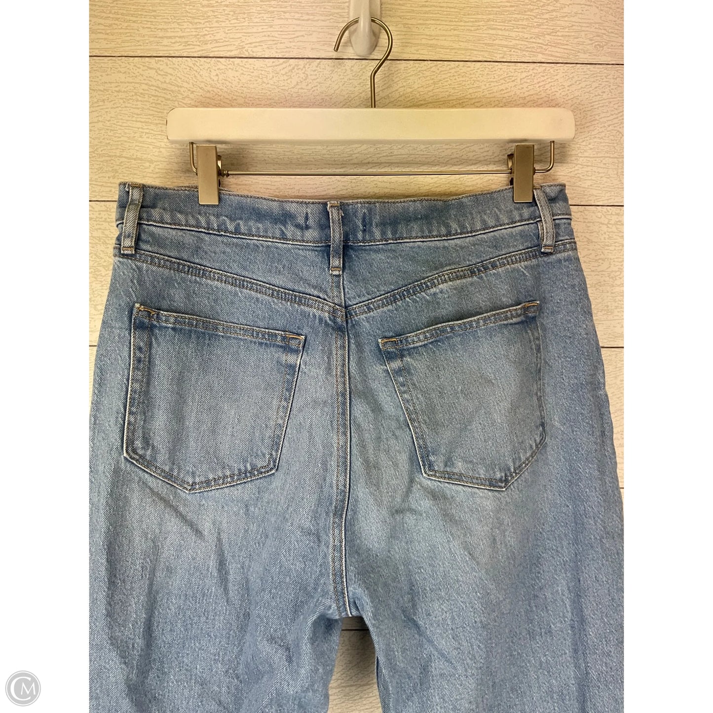 Jeans Wide Leg By Loft In Blue Denim, Size: 8