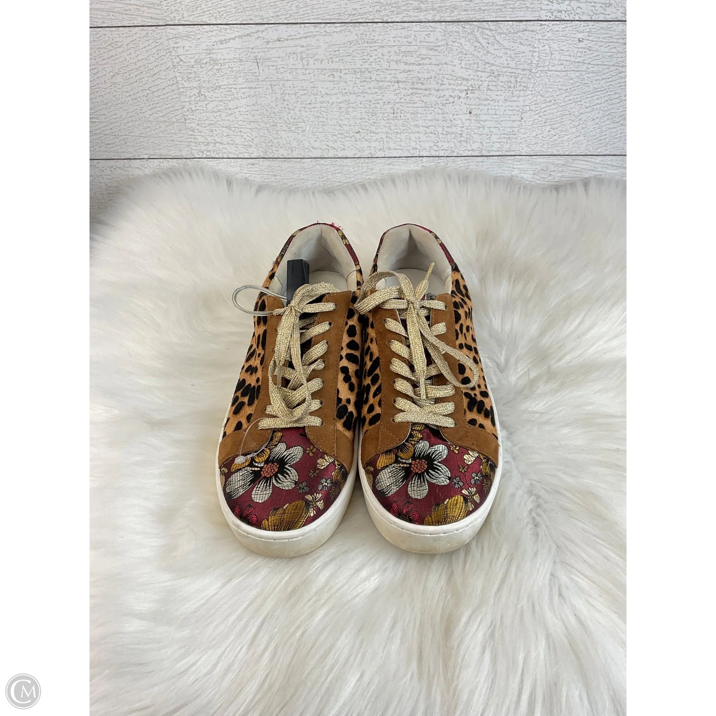 Shoes Flats By Johnny Was In Animal Print, Size: 6.5