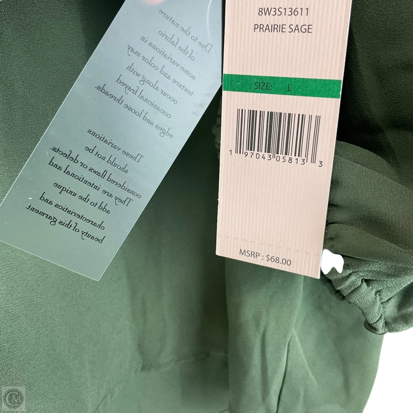 Top Long Sleeve By Nanette By Nanette Lepore In Green, Size: L