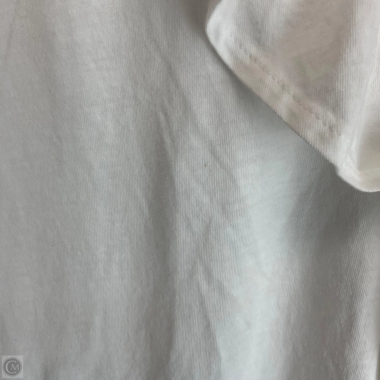 Top Short Sleeve Designer By Lilly Pulitzer In White, Size: M