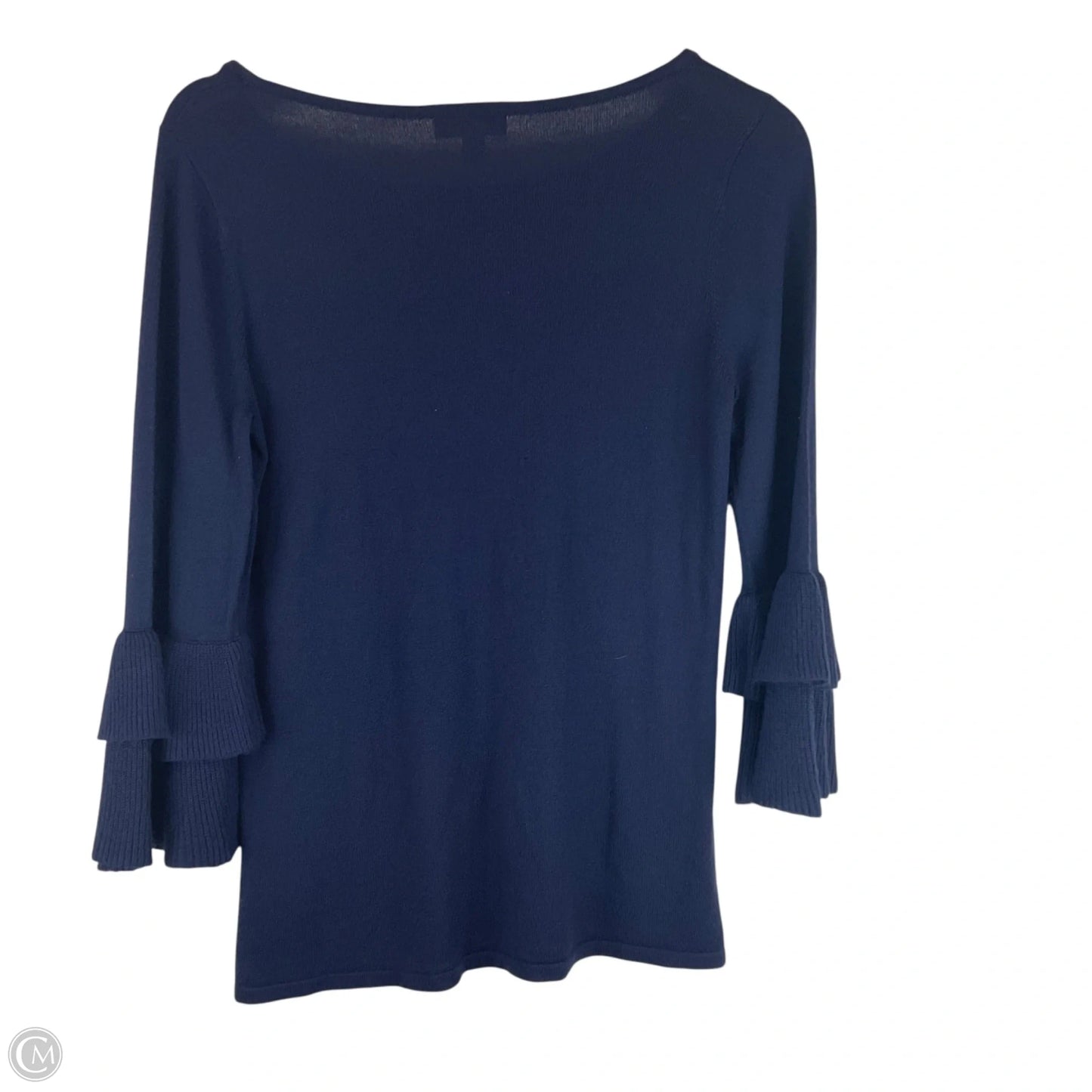 Top Long Sleeve Designer By Lilly Pulitzer In Navy, Size: M