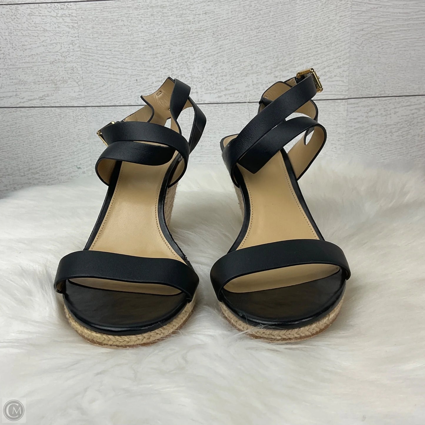 Shoes Designer By Michael Kors In Black & Cream, Size: 9.5