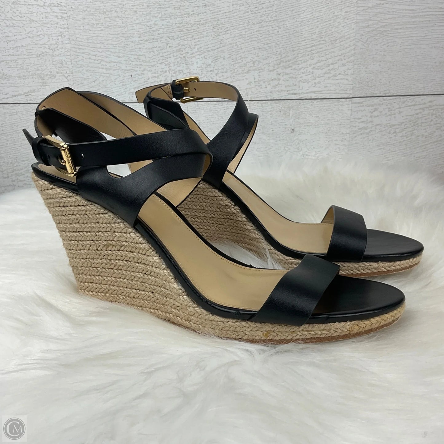 Shoes Designer By Michael Kors In Black & Cream, Size: 9.5