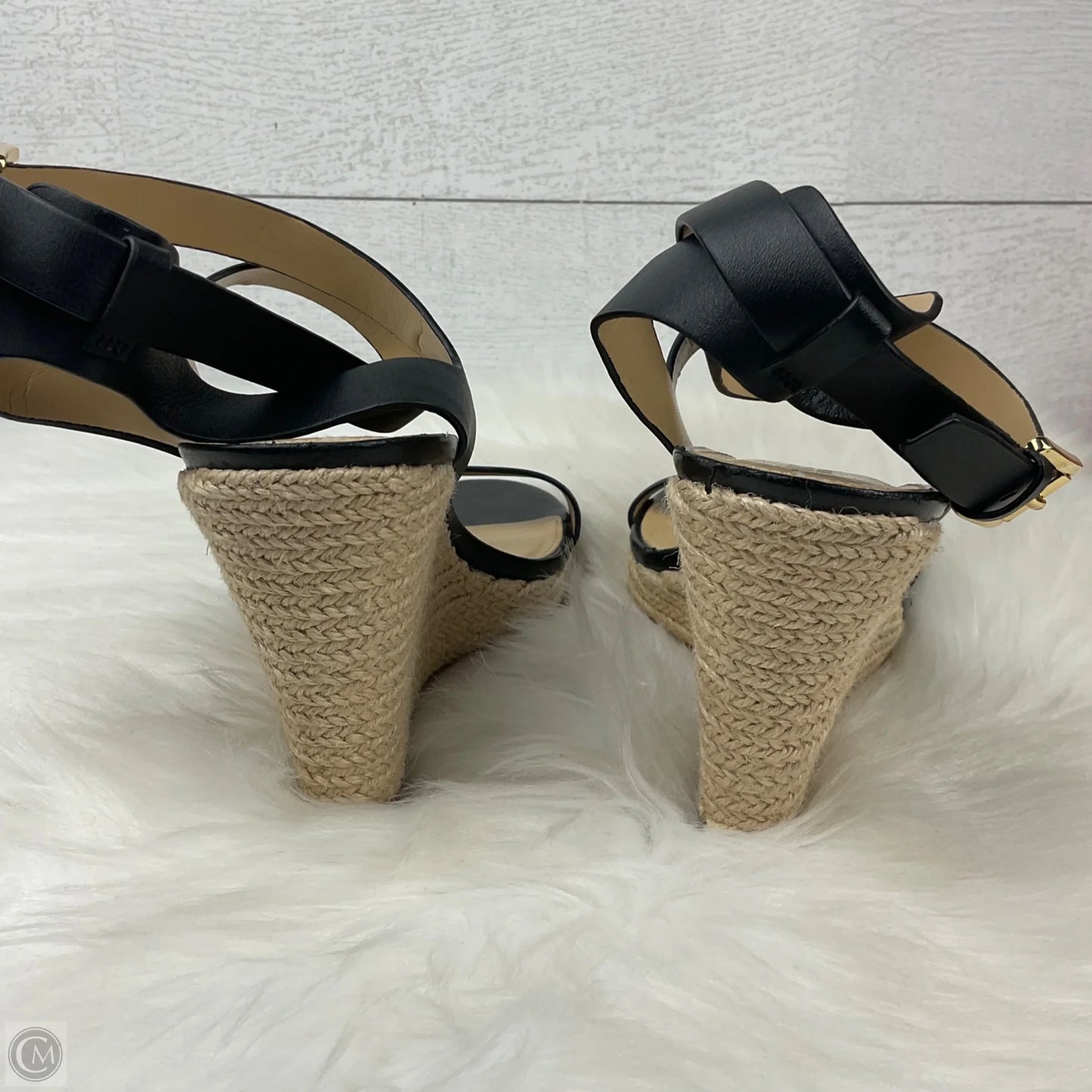 Shoes Designer By Michael Kors In Black & Cream, Size: 9.5