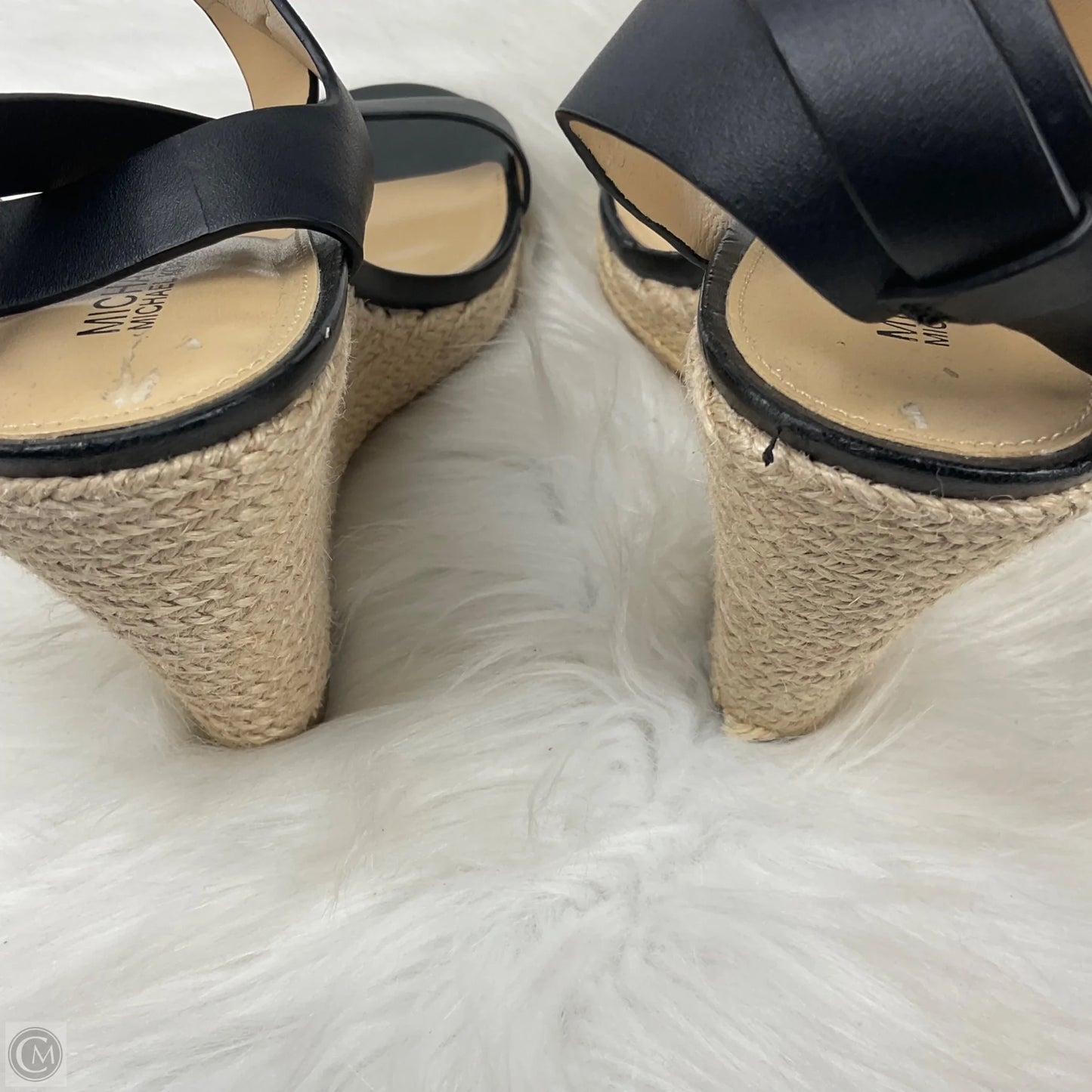 Shoes Designer By Michael Kors In Black & Cream, Size: 9.5