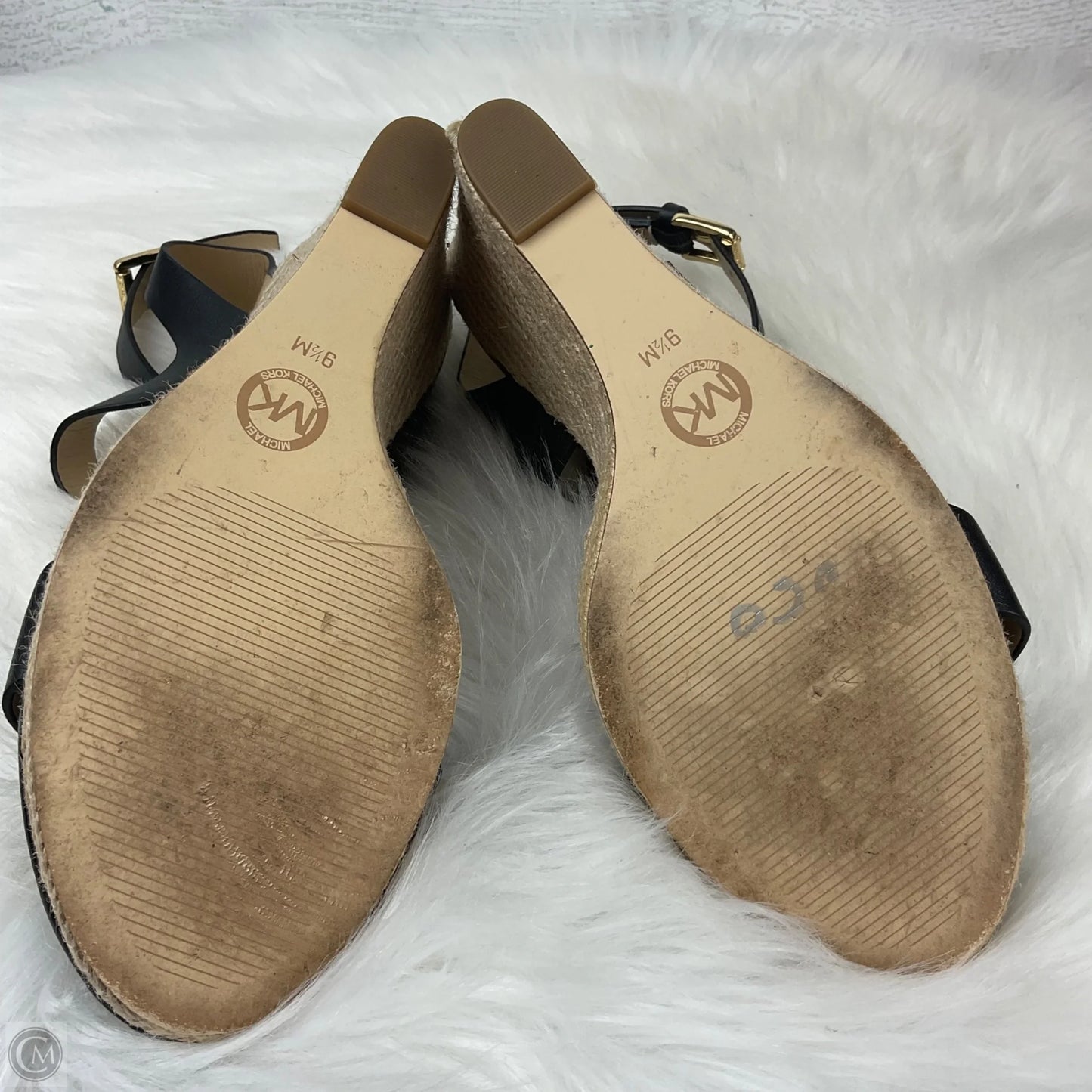 Shoes Designer By Michael Kors In Black & Cream, Size: 9.5