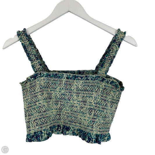 Top Sleeveless By Free People In Blue, Size: M