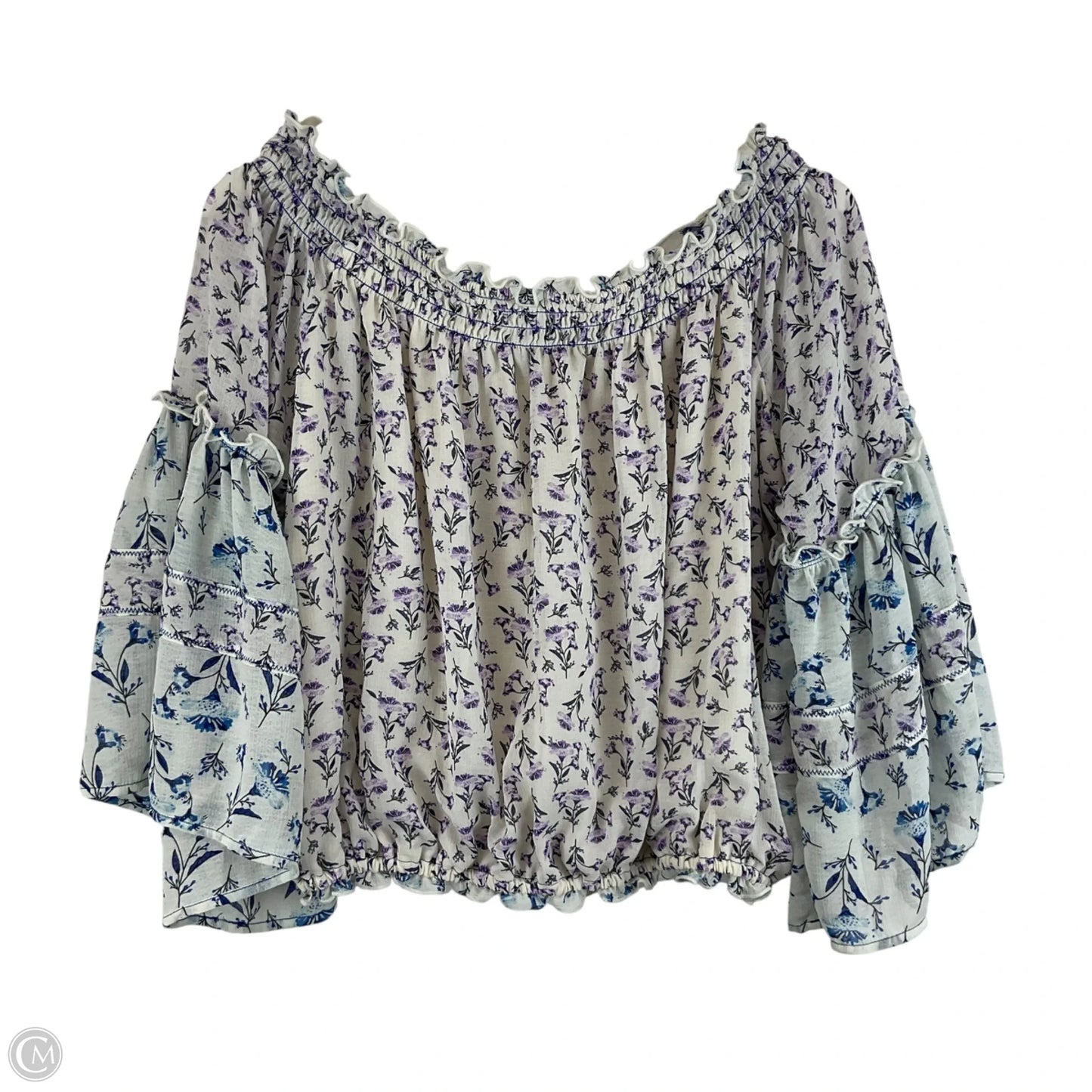 Top Long Sleeve By Free People In White, Size: Xs