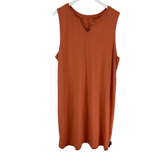 Dress Casual Maxi By Clothes Mentor In Orange, Size: Xxl