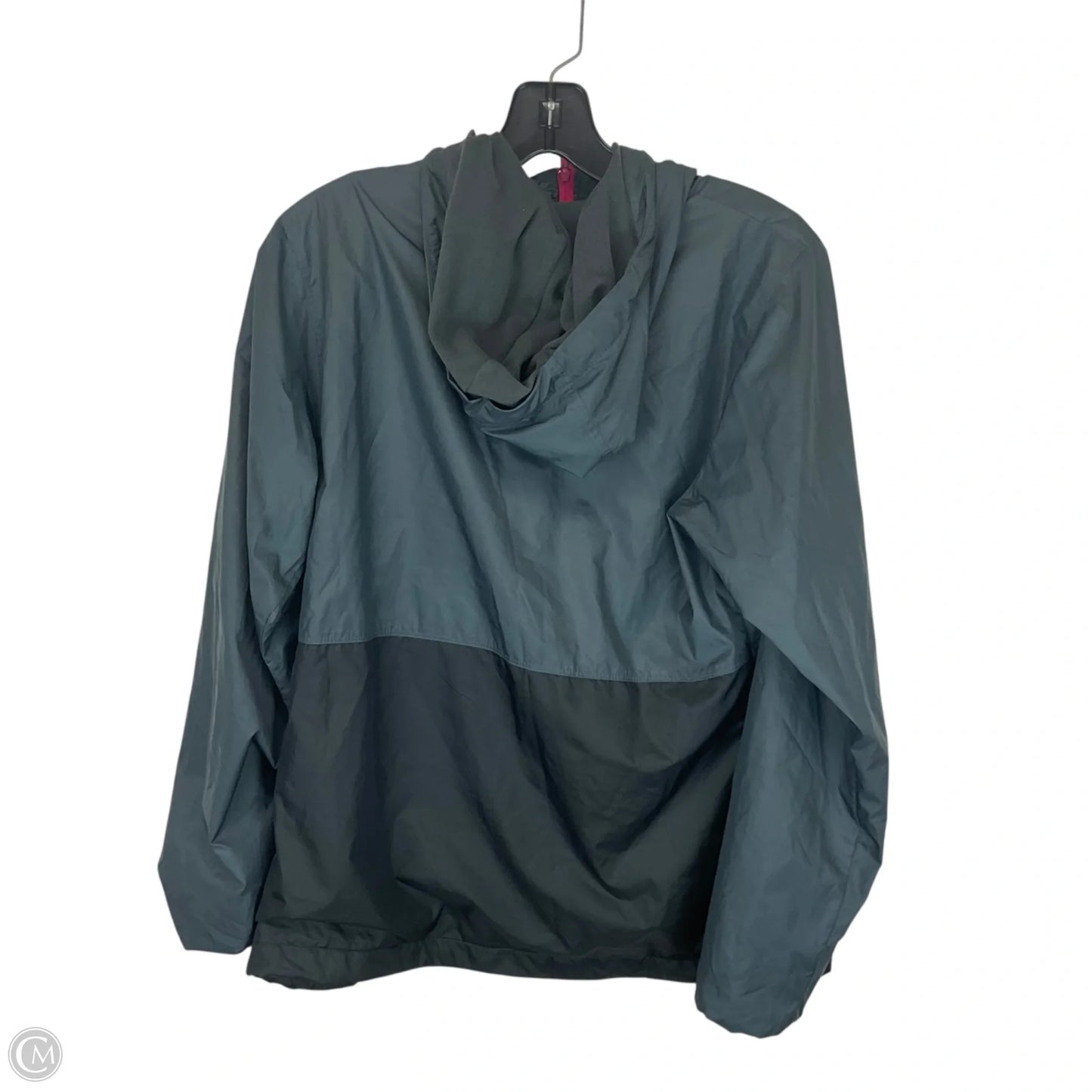 Jacket Windbreaker By Columbia In Grey, Size: S