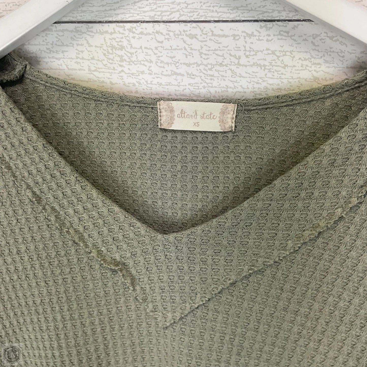 Top Long Sleeve By Altard State In Green, Size: Xs