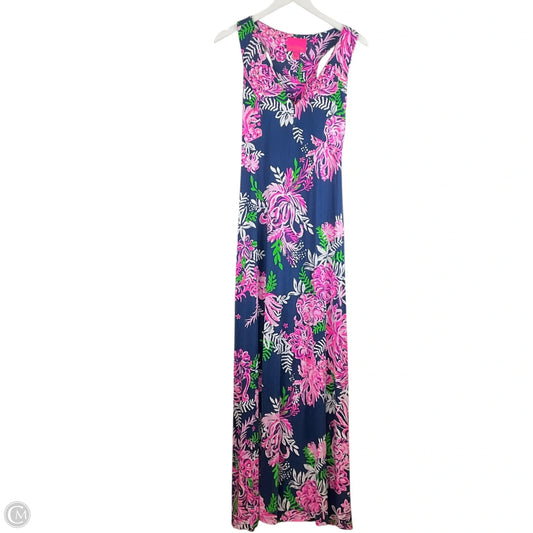 Dress Designer By Lilly Pulitzer In Blue & Pink, Size: M