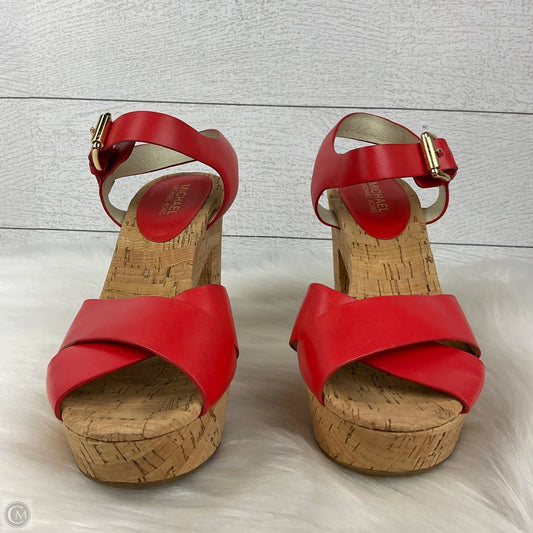 Shoes Heels Block By Michael By Michael Kors In Red, Size: 10