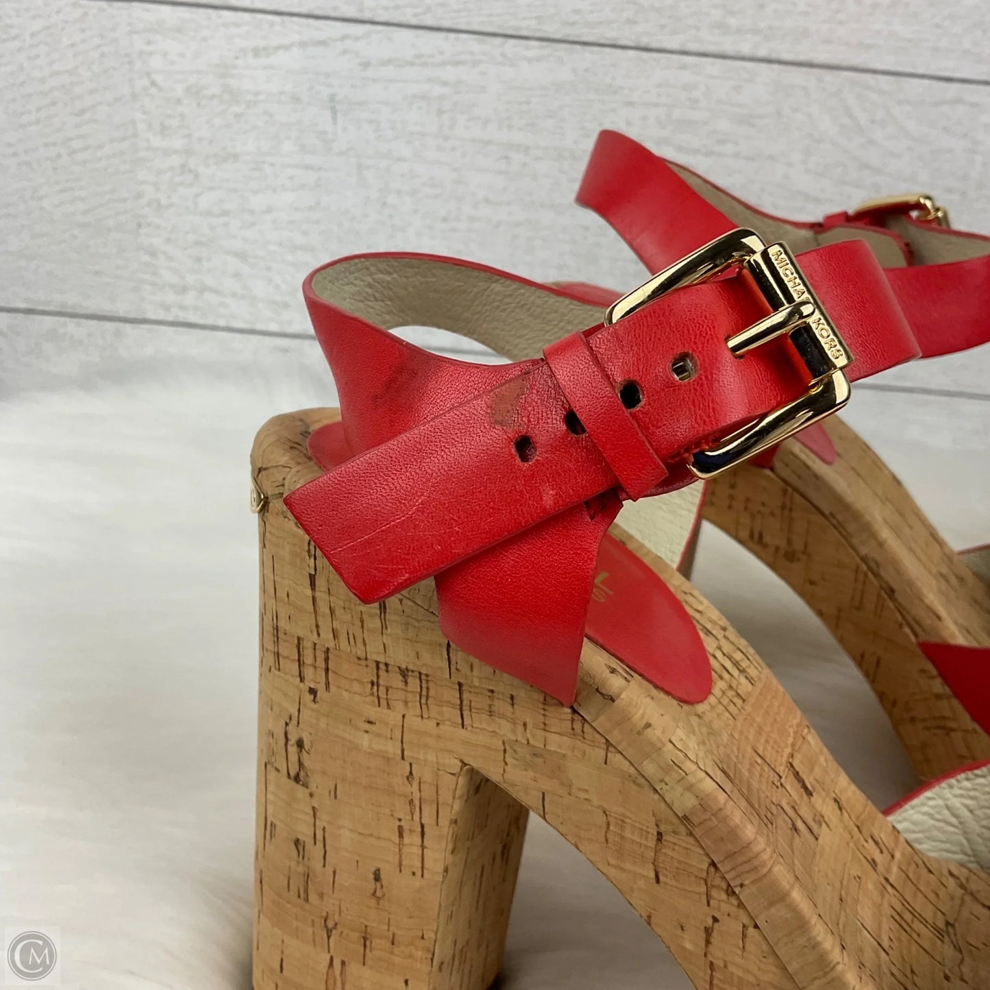 Shoes Heels Block By Michael By Michael Kors In Red, Size: 10