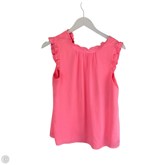 Top Sleeveless Designer By Lilly Pulitzer In Pink, Size: Xs