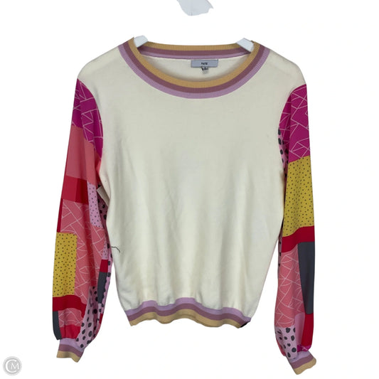 Top Long Sleeve By Fate In Cream, Size: S