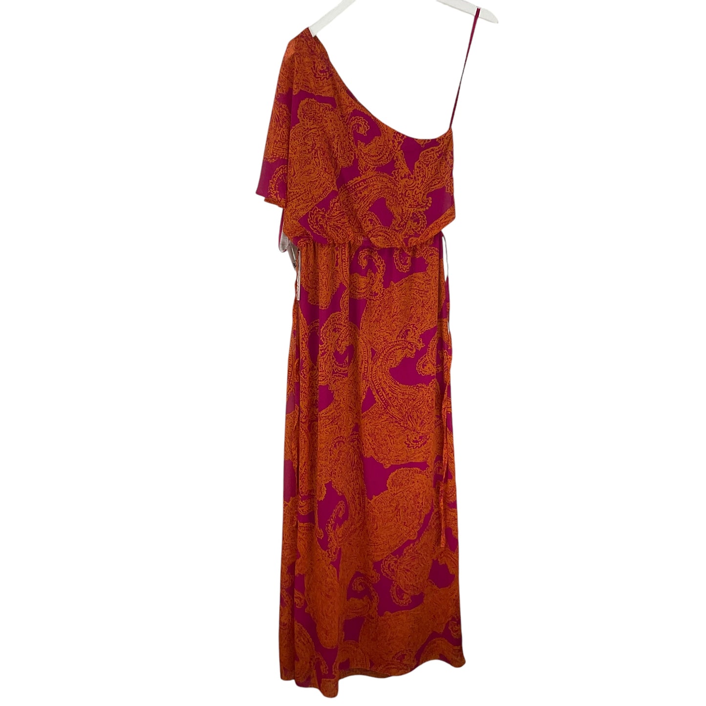 Dress Casual Maxi By Nine And Company In Orange & Pink, Size: M