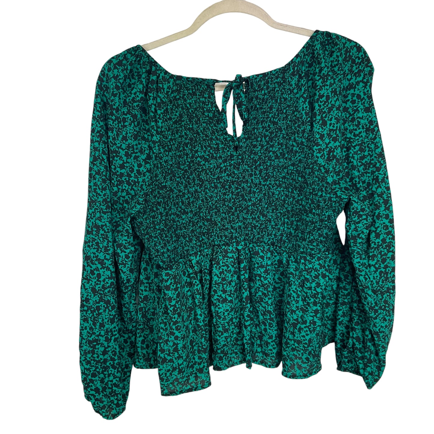 Top Long Sleeve By Ava & Viv In Green, Size: 2x