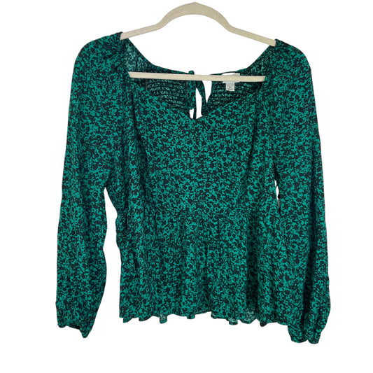 Top Long Sleeve By Ava & Viv In Green, Size: 2x