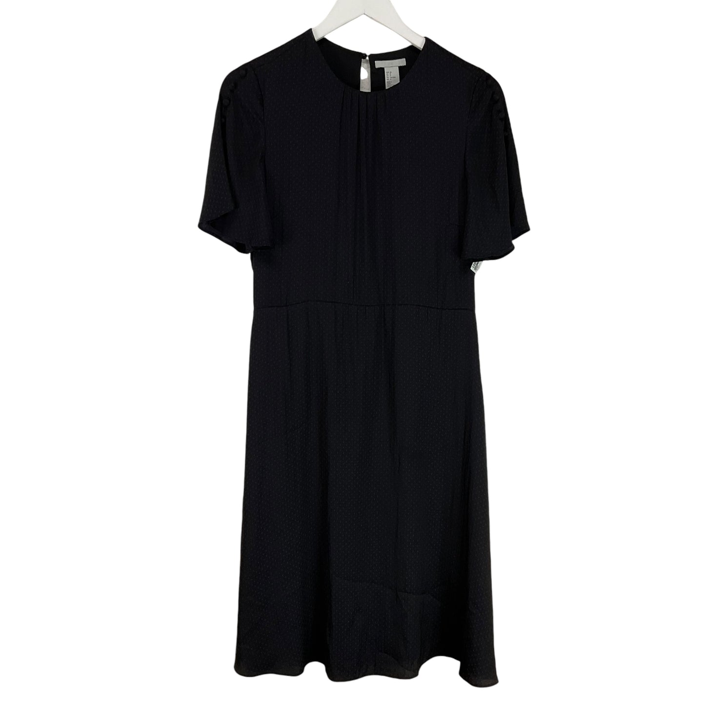 Dress Casual Midi By H&m In Black, Size: M