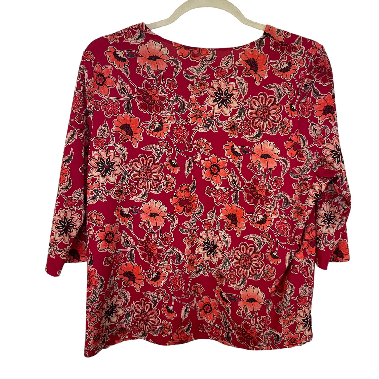 Top Long Sleeve By Cappagallo In Red, Size: 2x