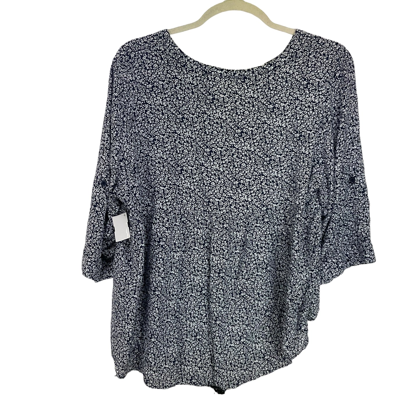 Top Long Sleeve By Jones New York In Blue, Size: 2x