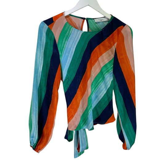 Top Long Sleeve By Ali And Jay In Multi-colored, Size: M