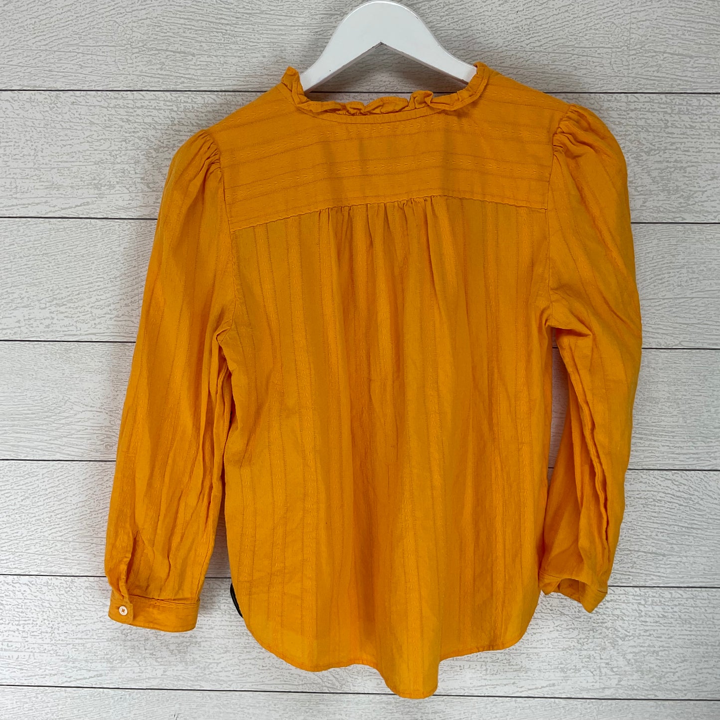 Top Long Sleeve By Loft In Orange, Size: M