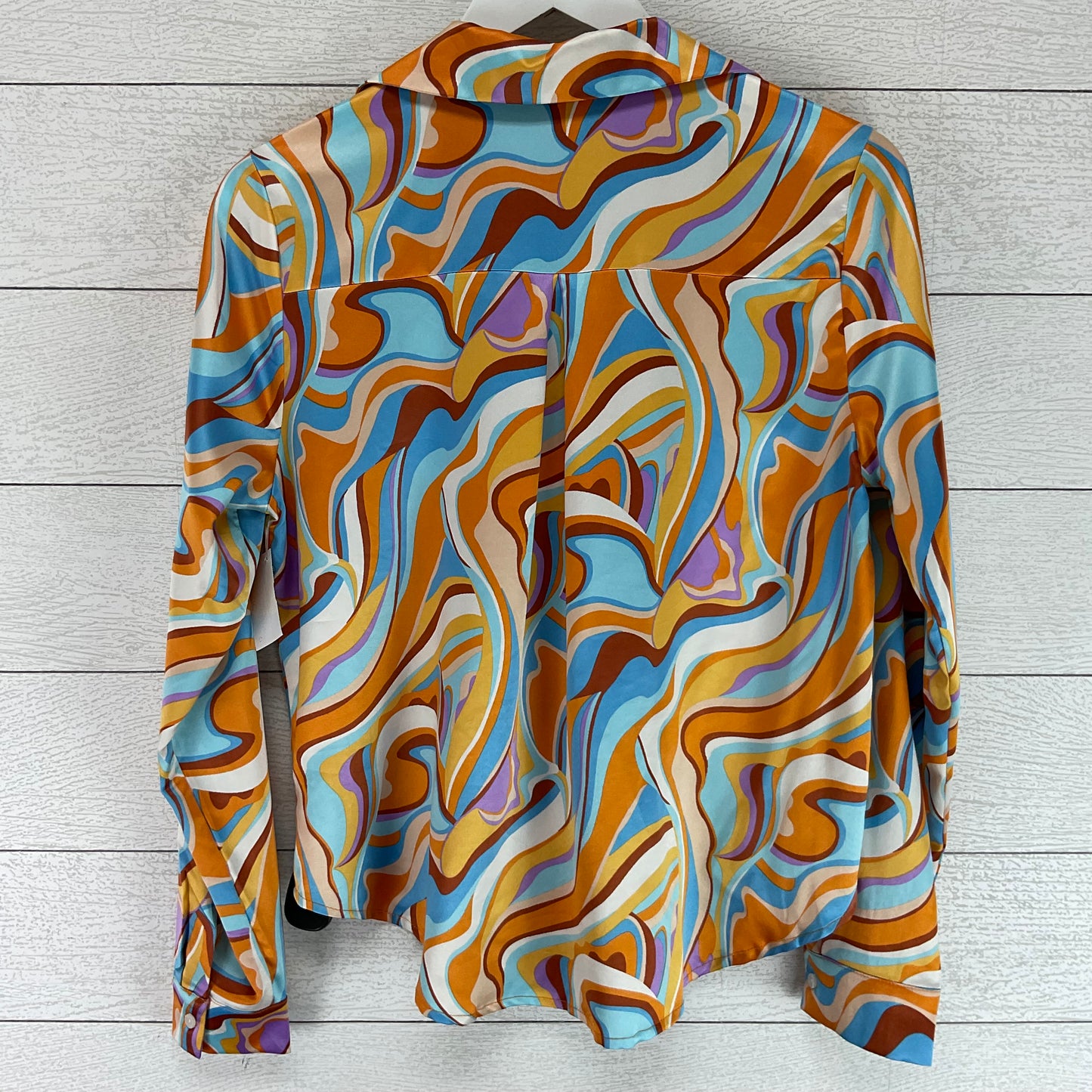 Top Long Sleeve By Timing In Multi-colored, Size: S