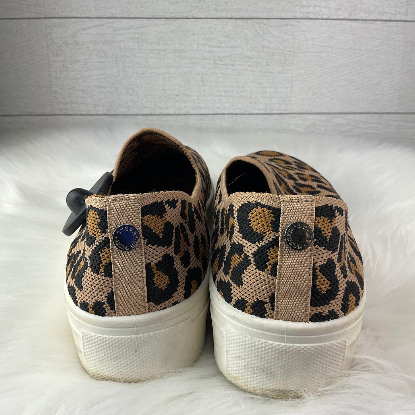 Shoes Flats By Steve Madden In Animal Print, Size: 7.5