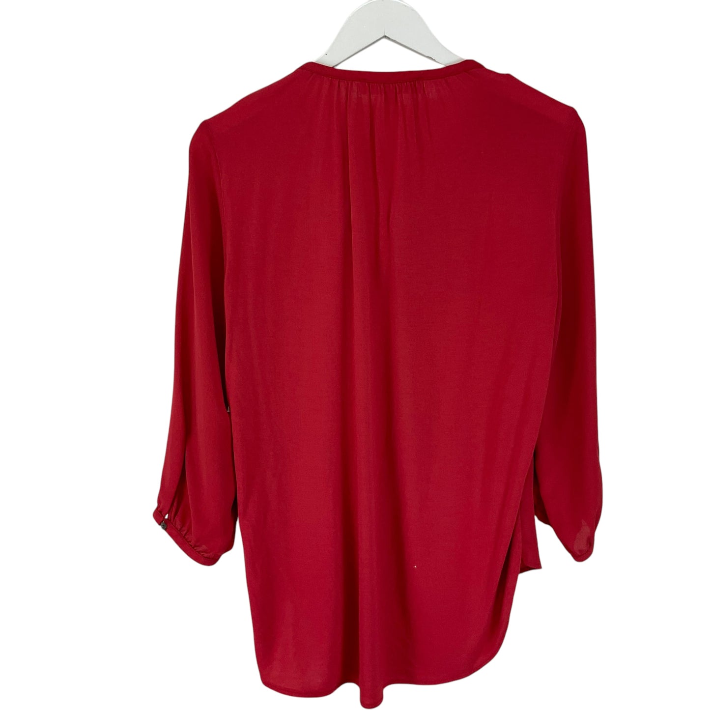 Top Long Sleeve By Loft In Red, Size: M