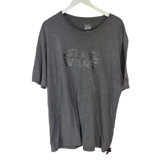 Grey Top Short Sleeve Disney Store, Size Xxl