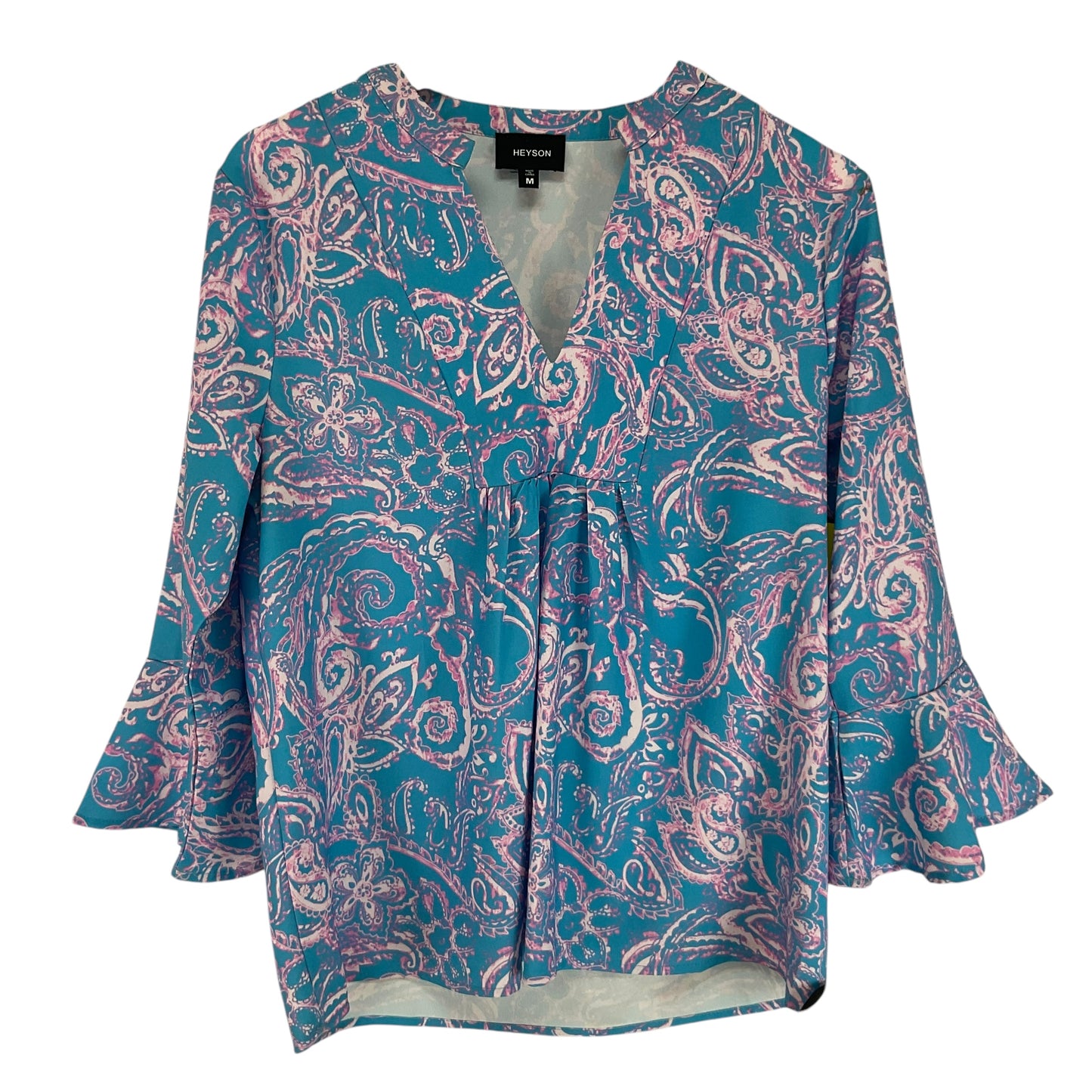 Top Long Sleeve By Clothes Mentor In Blue, Size: M