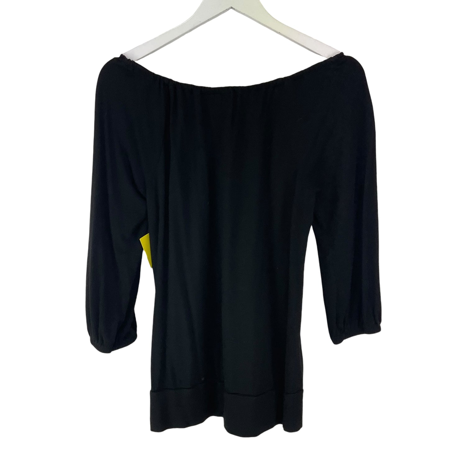 Top Long Sleeve By Inc In Black, Size: M